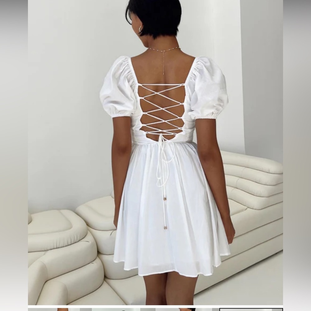 NWT Princess Polly White Lace Krysten Dress - Picture 2 of 5